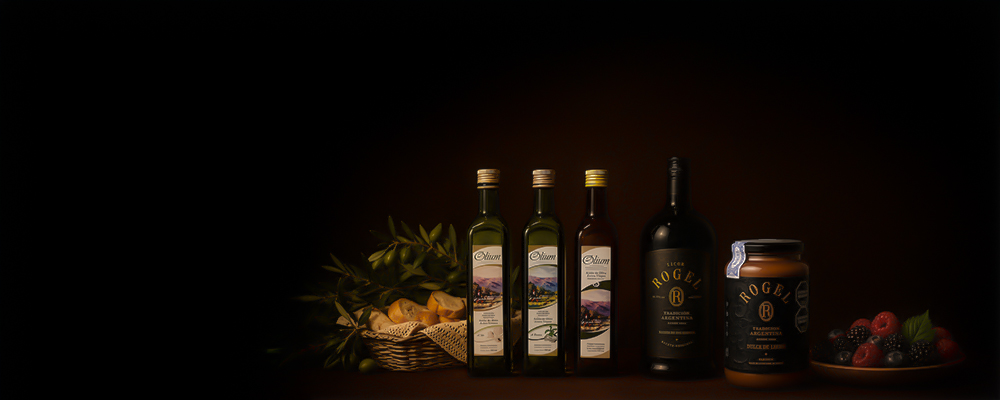 Selección de aceites, dulce de leche y licores artesanales El Rincón del Dulce de Leche